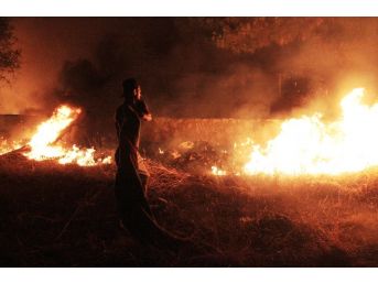 Bodrum'da Alevli Gece Mahalle Sakinleri Korku Dolu Anlar Yaşadı
